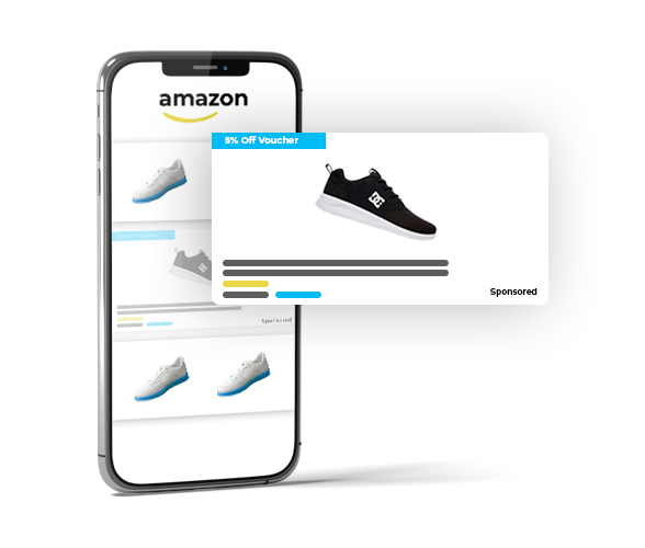 Example of Amazon advert for a shoe