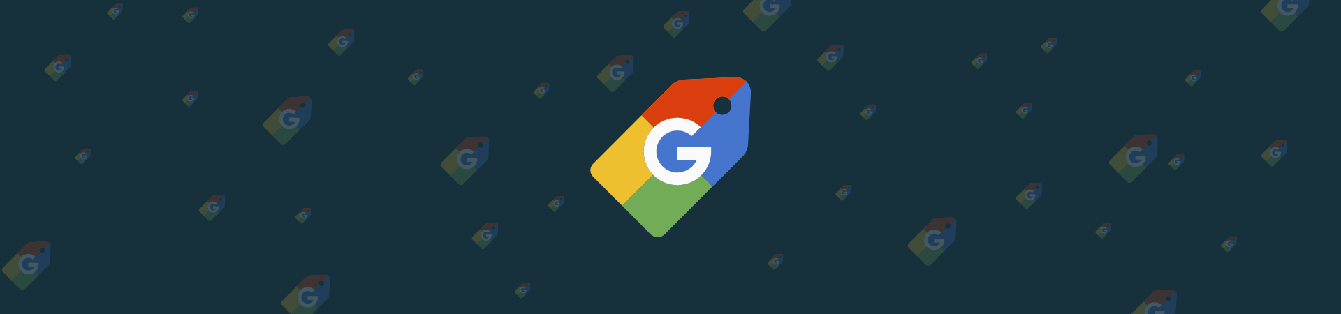 Banner - Google Shopping logo repeated