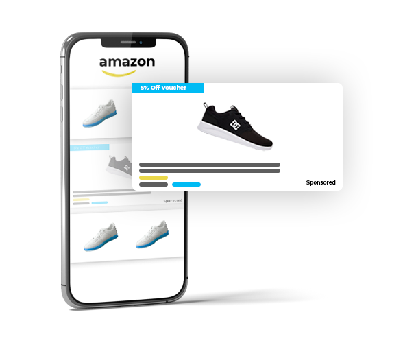 Mobile render of how Amazon Ads Look