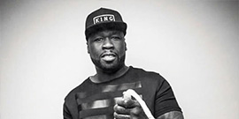 50 cent wearing King Apparel